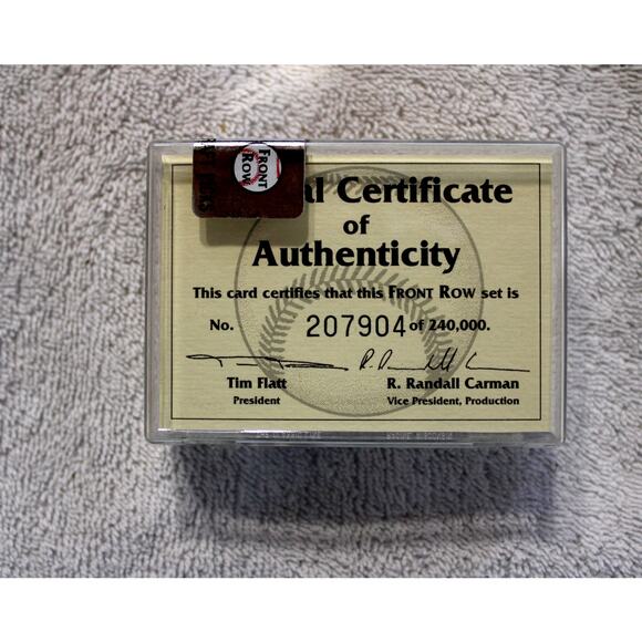 1991 Front Row Silver Draft Picks Set – Limited Edition #/207,904Factory Sealed - Picture 2 of 2